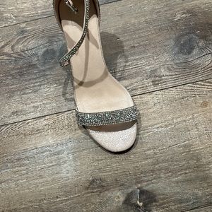 New in box. Dress wedges with rhinestones